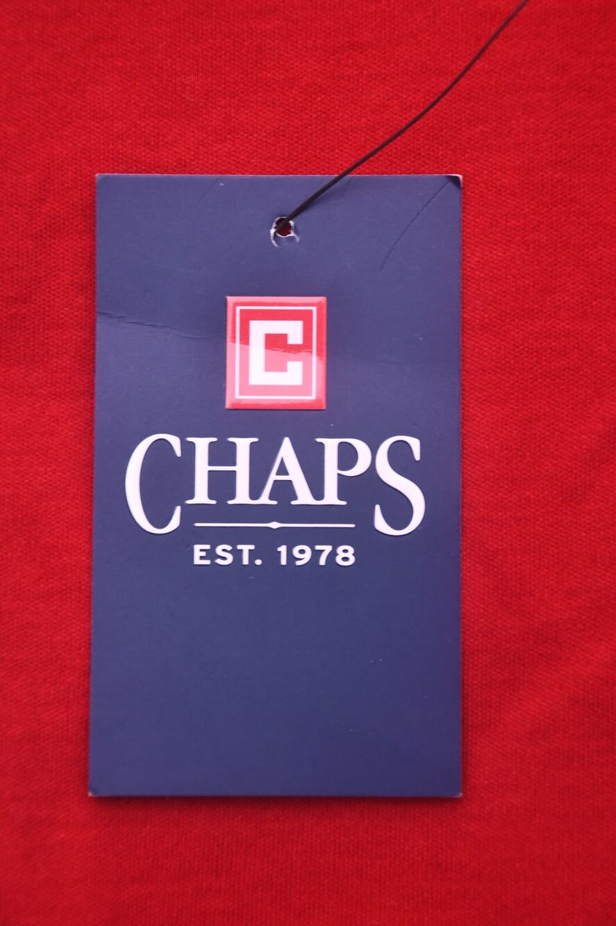 CHAPS Men’s Red Polo Shirt Size M Short Sleeve Logo NWT MSRP $44